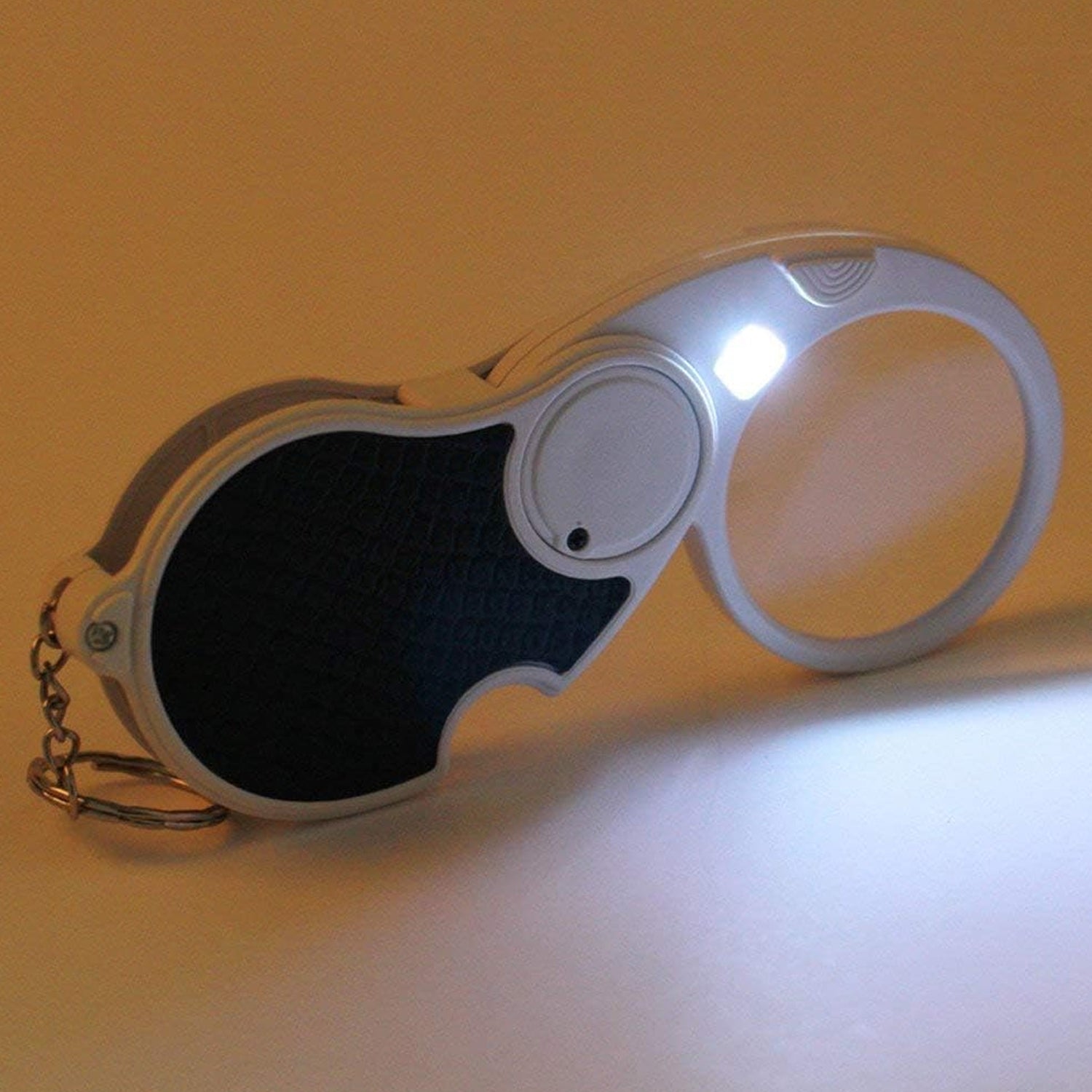 Double-Magnification Led Magnifiers Light Folding Keychain magnifier(1 Pc / Mix Color) Double-Magnification Led Magnifiers Light Folding Keychain magnifier(1 Pc / Mix Color)